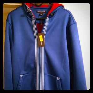 Michael Kors men’s fleece lined hooded jacket